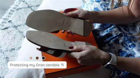 Protecting My Hermès Oran Sandals 